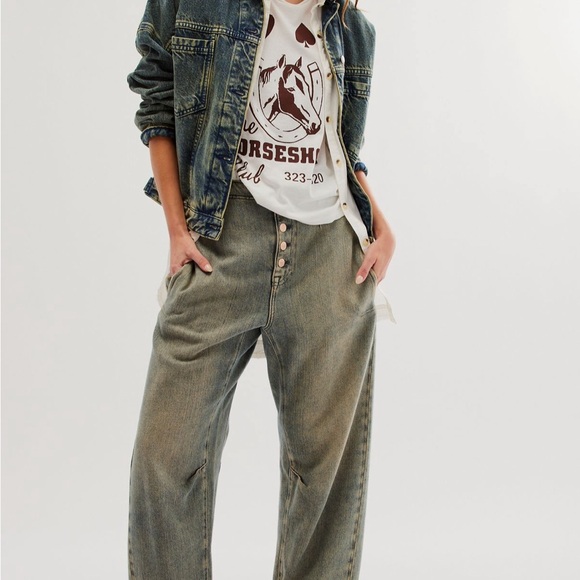 Free People Osaka Barrel Jeans - Picture 2 of 8